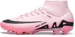 Unisex-Adult Soccer Cleats Athletic, Comfortable Mid-top Breathable Football Cleats for Big Boys Turf