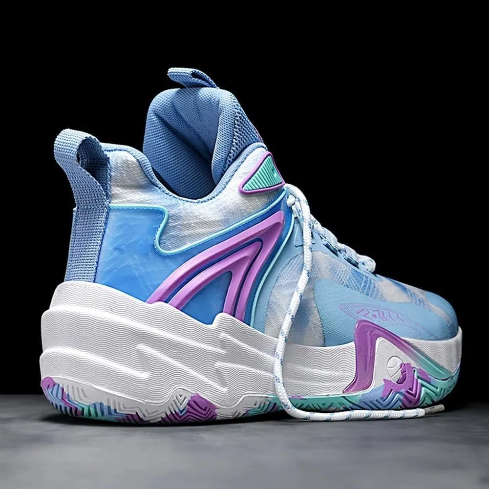 Unisex Basketball Non Slip Wear-Resistant Shock-Absorbing Lightweight Breathable Sports Boots