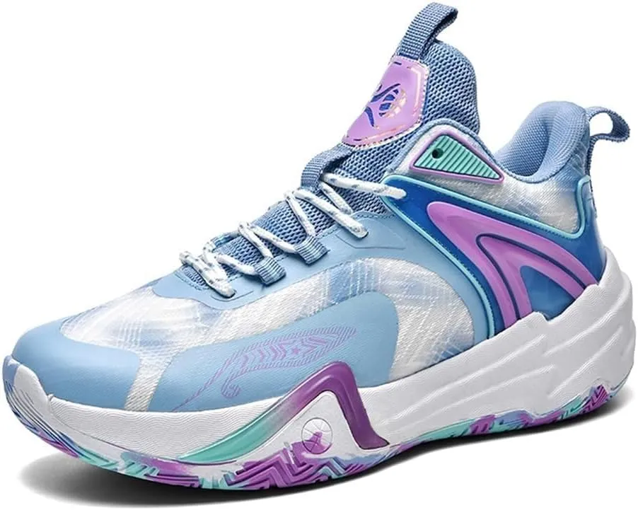 Unisex Basketball Non Slip Wear-Resistant Shock-Absorbing Lightweight Breathable Sports Boots
