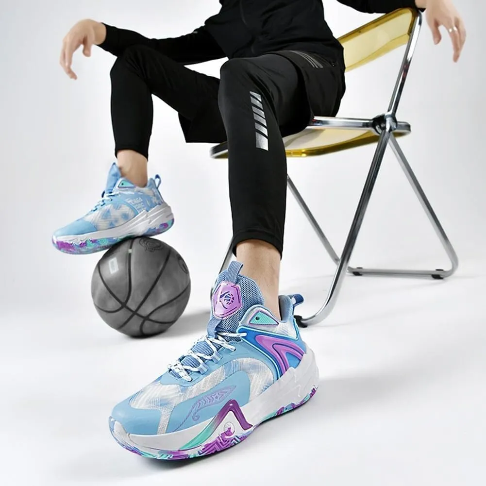 Unisex Basketball Non Slip Wear-Resistant Shock-Absorbing Lightweight Breathable Sports Boots