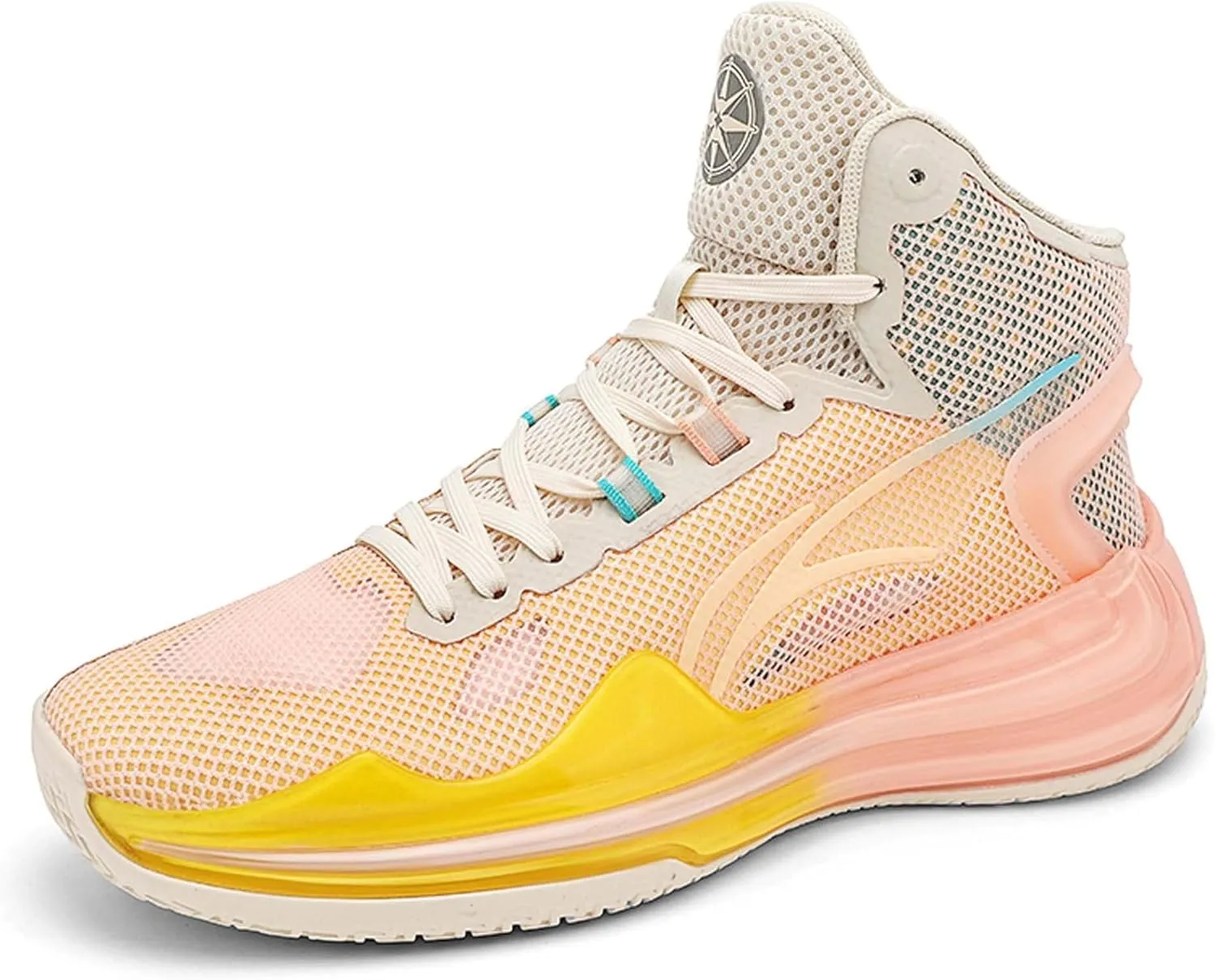 Unisex Basketball Shoes Anti Slip Wear-Resistant Shock-Absorbing Couple's Fashionable Sports Training Boots
