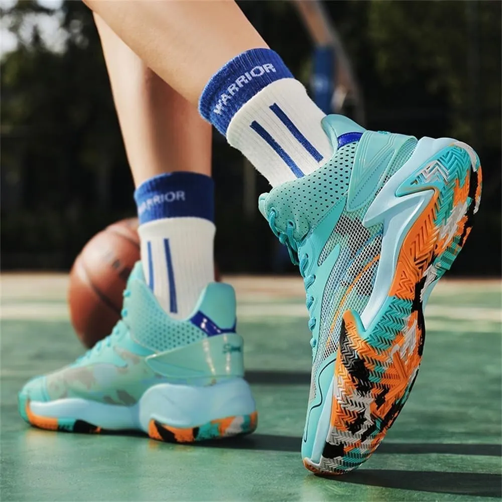 Unisex Basketball Shoes Anti Slip Wear-Resistant Shock-Absorbing Rebound Outdoor Indoor Sports Training Boots