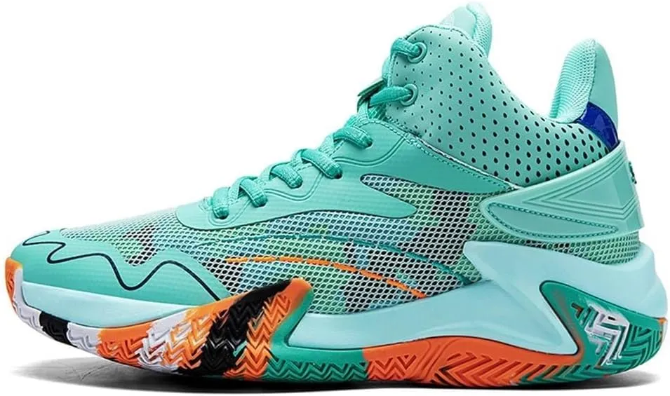 Unisex Basketball Shoes Anti Slip Wear-Resistant Shock-Absorbing Rebound Outdoor Indoor Sports Training Boots