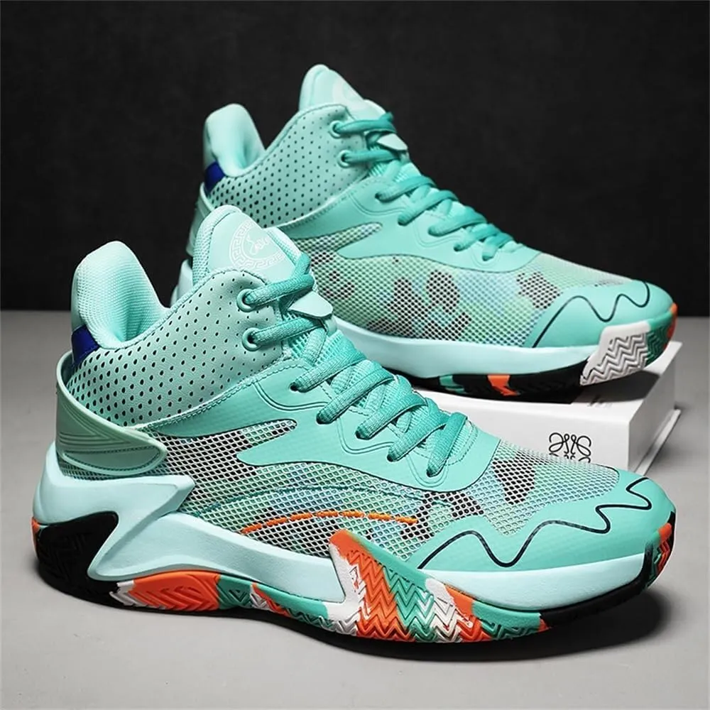 Unisex Basketball Shoes Anti Slip Wear-Resistant Shock-Absorbing Rebound Outdoor Indoor Sports Training Boots