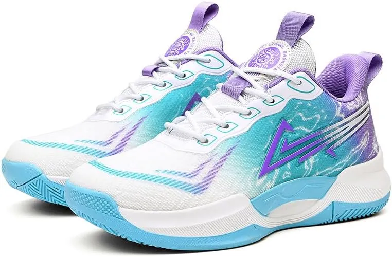 Unisex Basketball Shoes Breathable Anti Slip Wear-Resistant Shock-Absorbing Youth Sports Training Boots