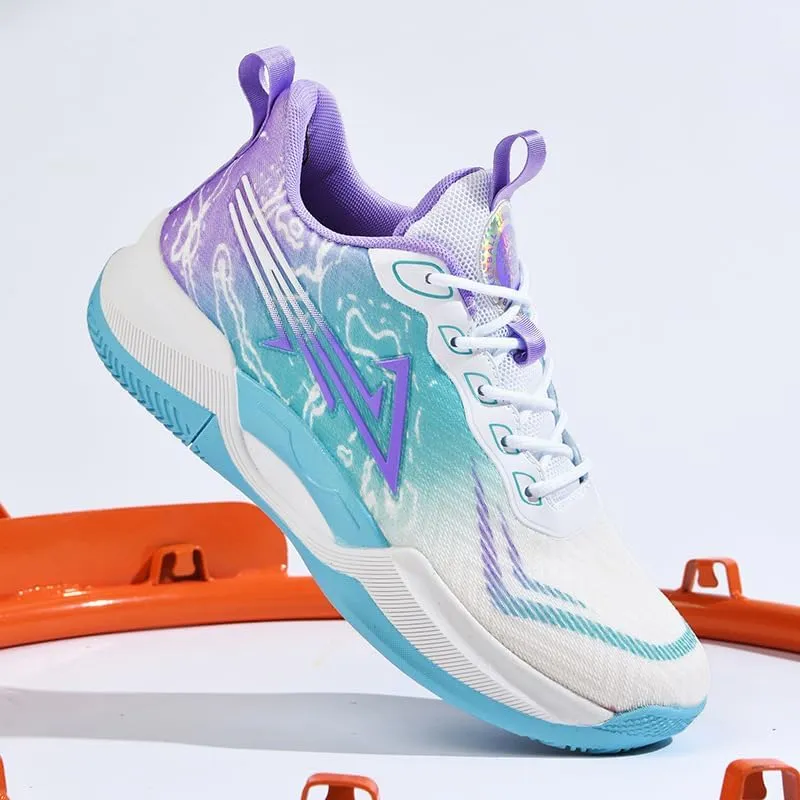 Unisex Basketball Shoes Breathable Anti Slip Wear-Resistant Shock-Absorbing Youth Sports Training Boots