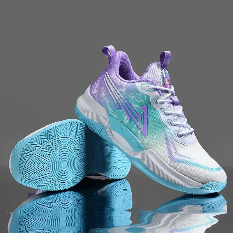 Unisex Basketball Shoes Breathable Anti Slip Wear-Resistant Shock-Absorbing Youth Sports Training Boots