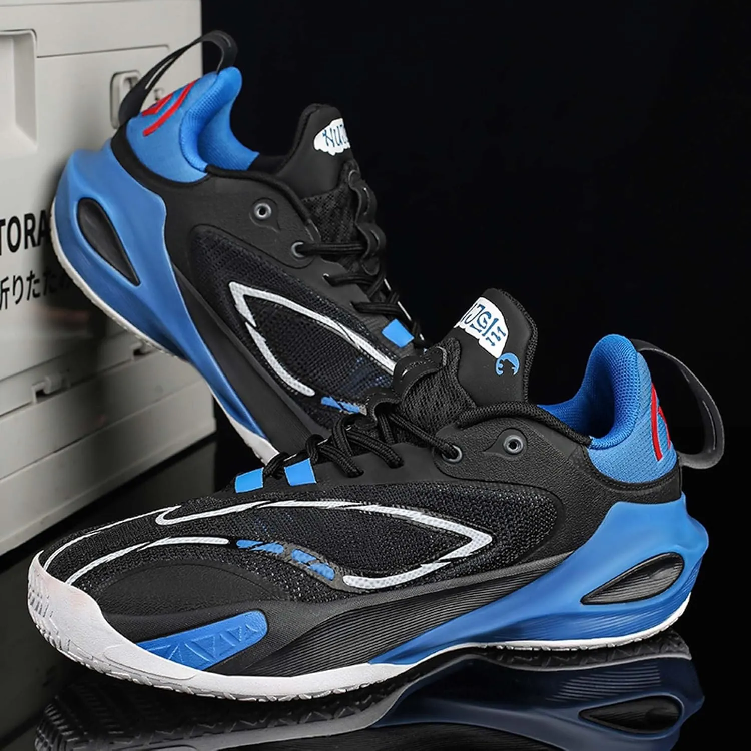 Unisex Basketball Shoes Breathable Rebound Anti Slip Wear-Resistant Shock-Absorbing Fashionable Sports Boots