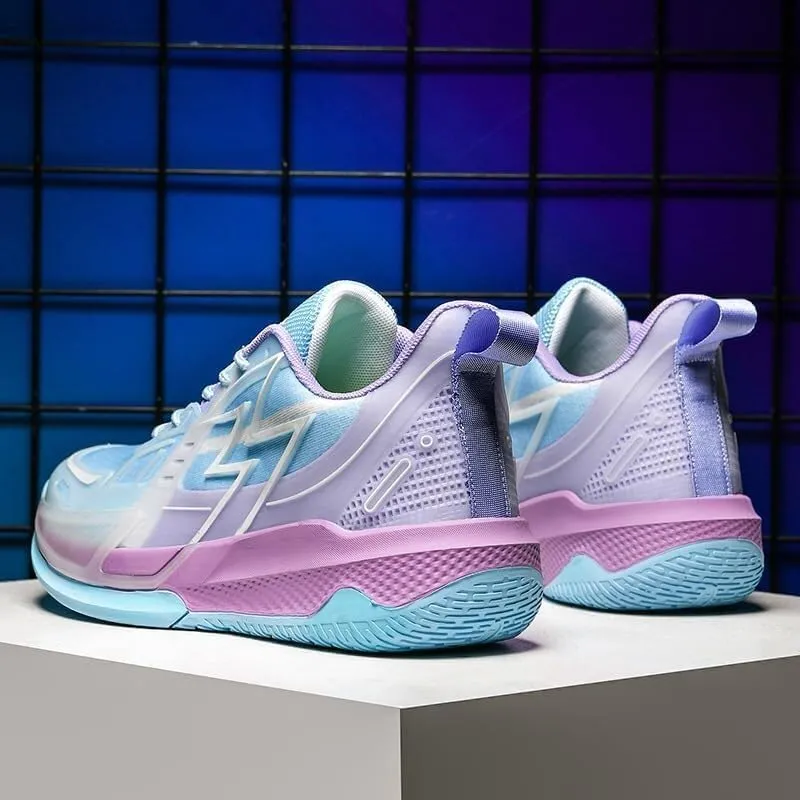 Unisex Basketball Shoes Low Cut Fashionable Breathable Anti Slip Wear-Resistant Shock-Absorbing Sports Boots