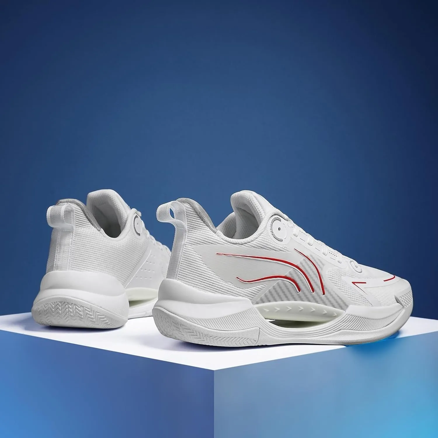 Unisex Basketball Shoes Low Cut Wear-Resistant Shock-Absorbing Breathable Fashionable Sports Training Boot