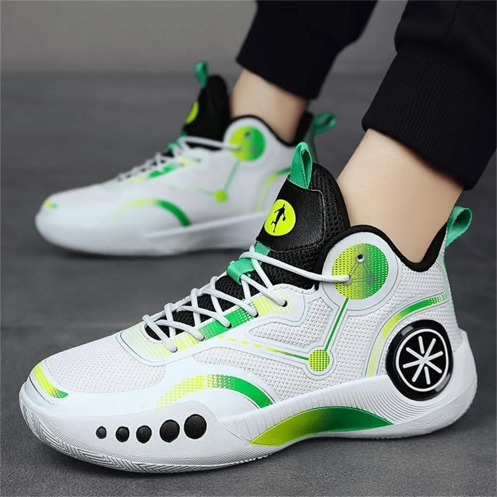 Unisex Fashionable Basketball Shoes Shock-Absorbing Anti Slip Breathable Youth Outdoor Sports Training Shoes