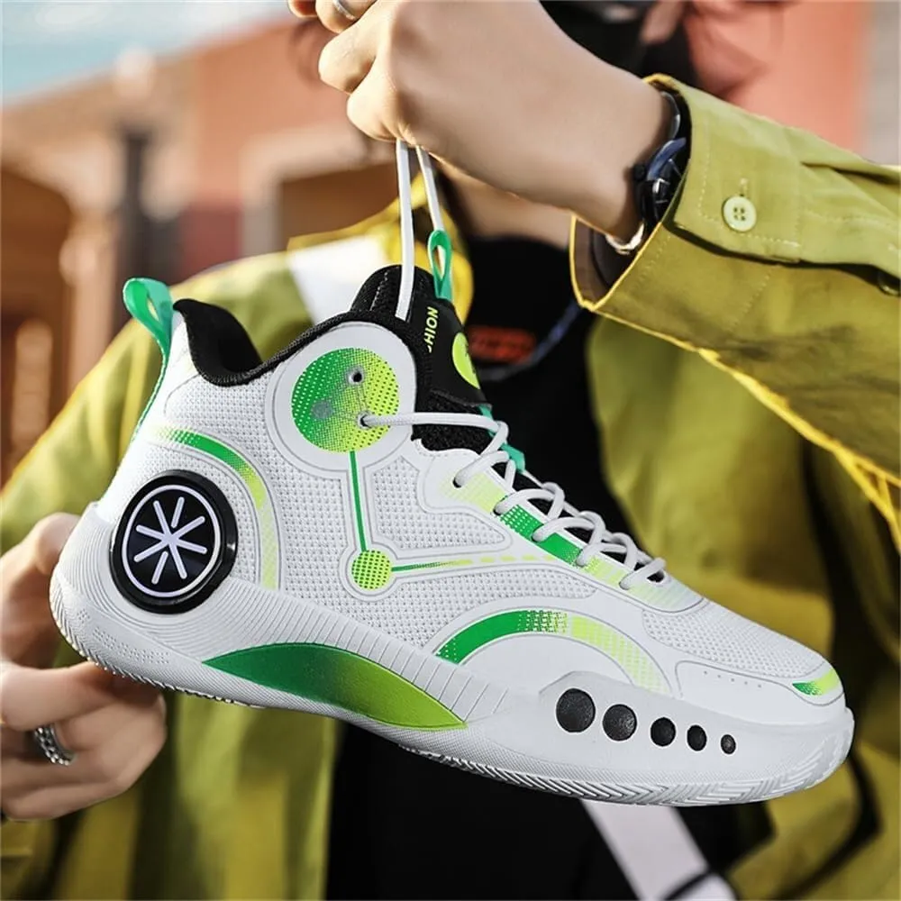 Unisex Fashionable Basketball Shoes Shock-Absorbing Anti Slip Breathable Youth Outdoor Sports Training Shoes