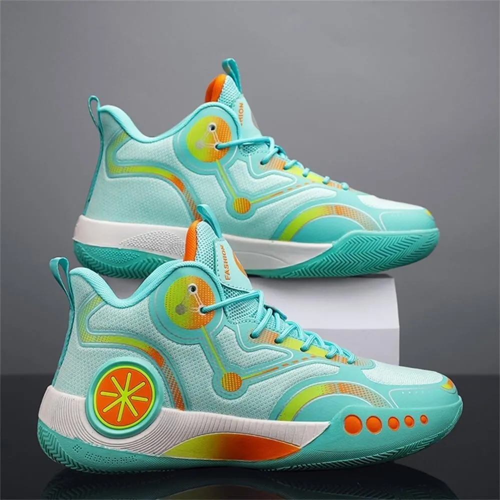 Unisex Fashionable Basketball Shoes Shock-Absorbing Anti Slip Breathable Youth Outdoor Sports Training Shoes