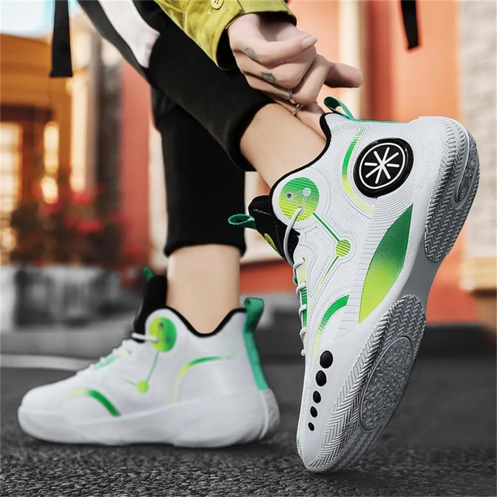 Unisex Fashionable Basketball Shoes Shock-Absorbing Anti Slip Breathable Youth Outdoor Sports Training Shoes