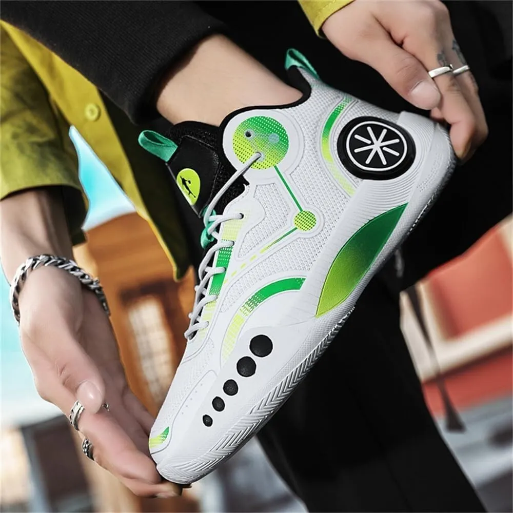 Unisex Fashionable Basketball Shoes Shock-Absorbing Anti Slip Breathable Youth Outdoor Sports Training Shoes