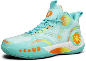 Unisex Fashionable Basketball Shoes Shock-Absorbing Anti Slip Breathable Youth Outdoor Sports Training Shoes