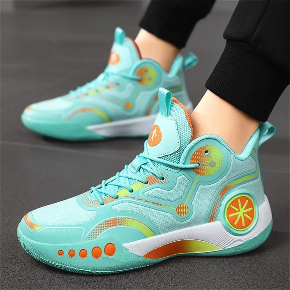 Unisex Fashionable Basketball Shoes Shock-Absorbing Anti Slip Breathable Youth Outdoor Sports Training Shoes