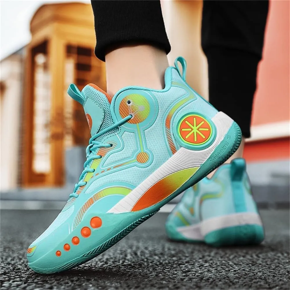 Unisex Fashionable Basketball Shoes Shock-Absorbing Anti Slip Breathable Youth Outdoor Sports Training Shoes