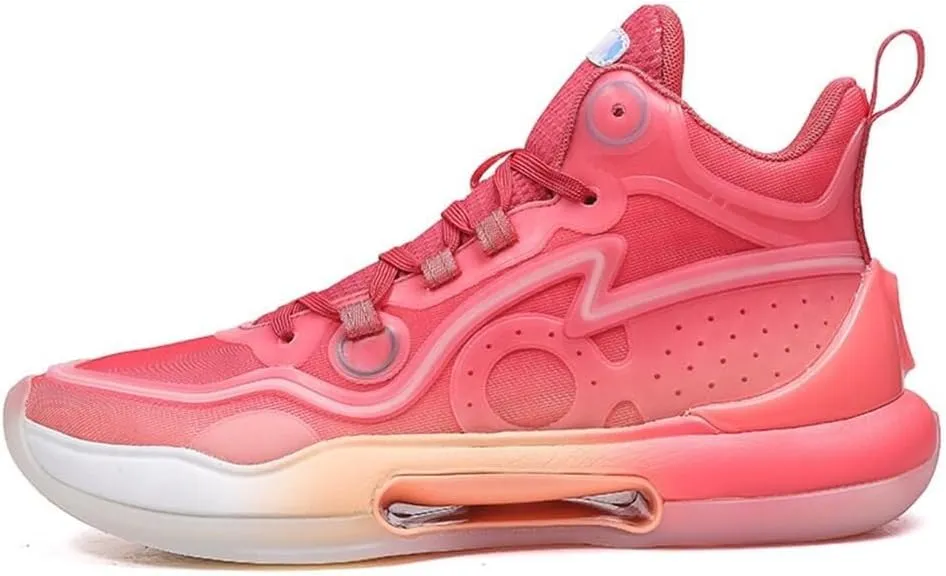 Unisex High Top Basketball Shoes are Breathable, Lightweight Shock-Absorbing Comfortable for Sports Training