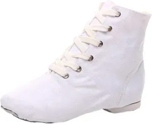 Unisex Kids Canvas Dance Shoes Jazz Shoes for Teens Girls Dance Boots Split Sole Ballroom Dancing Flat