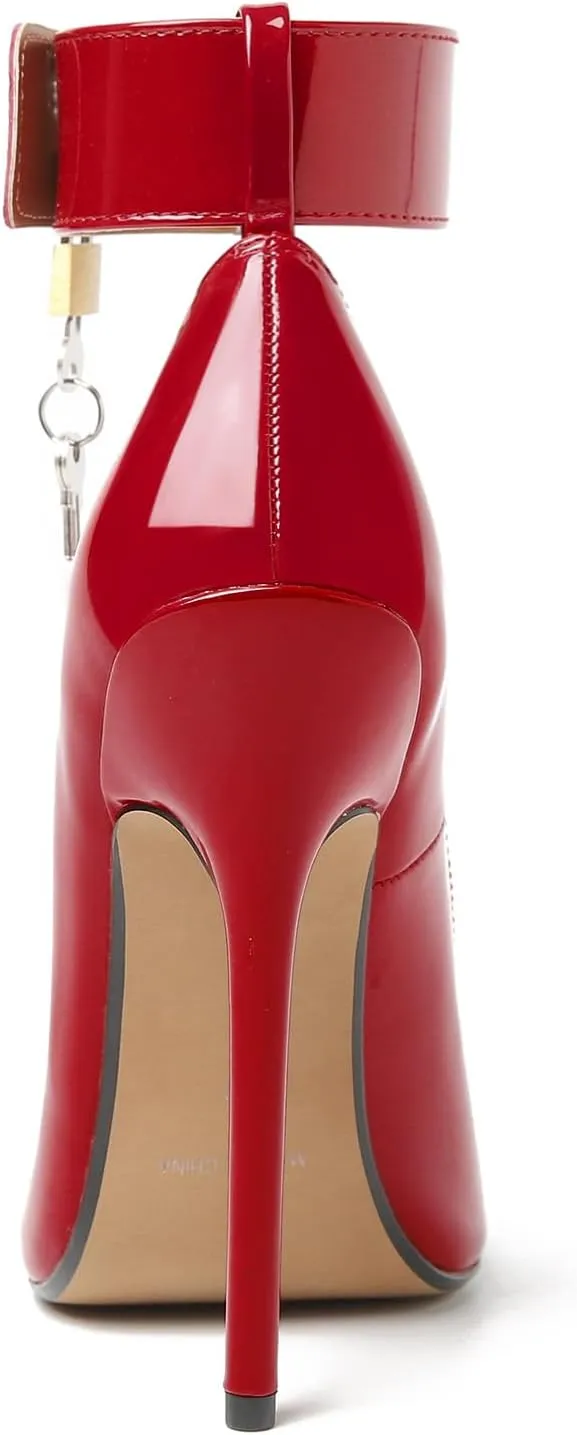 Unisex Men's Women's Round Toe High Heels Stiletto Pumps Dress Party Shoes