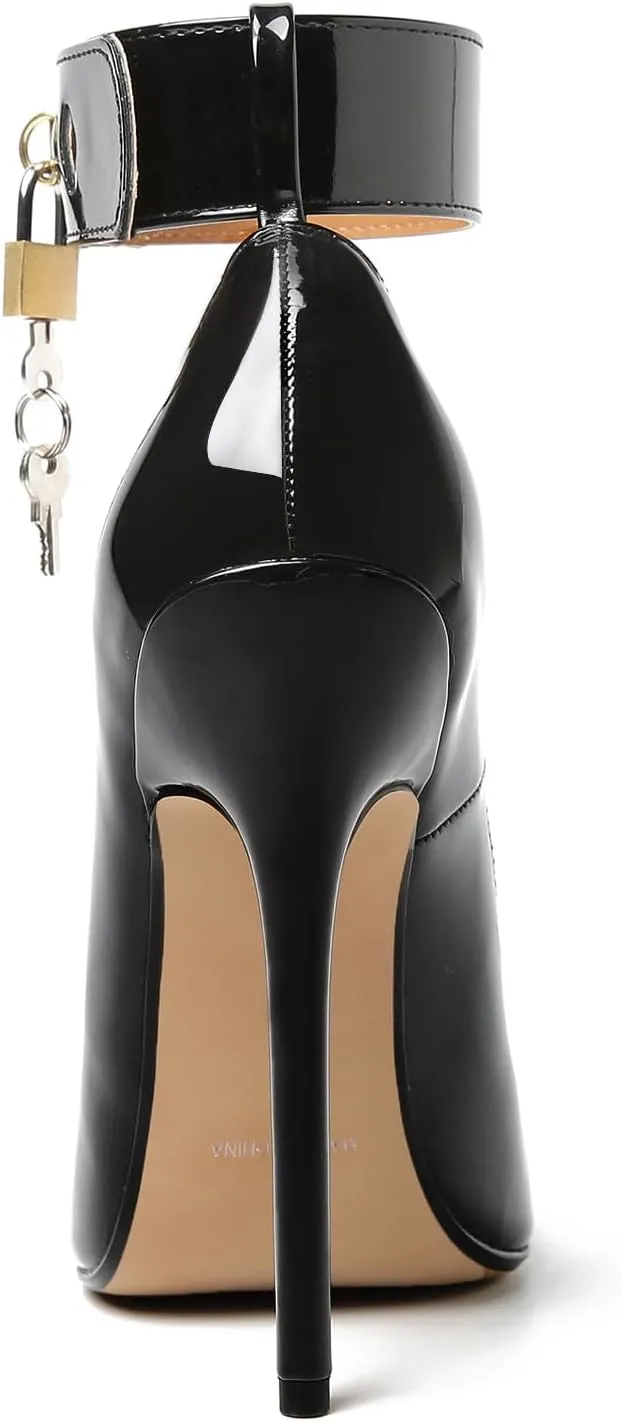 Unisex Men's Women's Round Toe High Heels Stiletto Pumps Dress Party Shoes