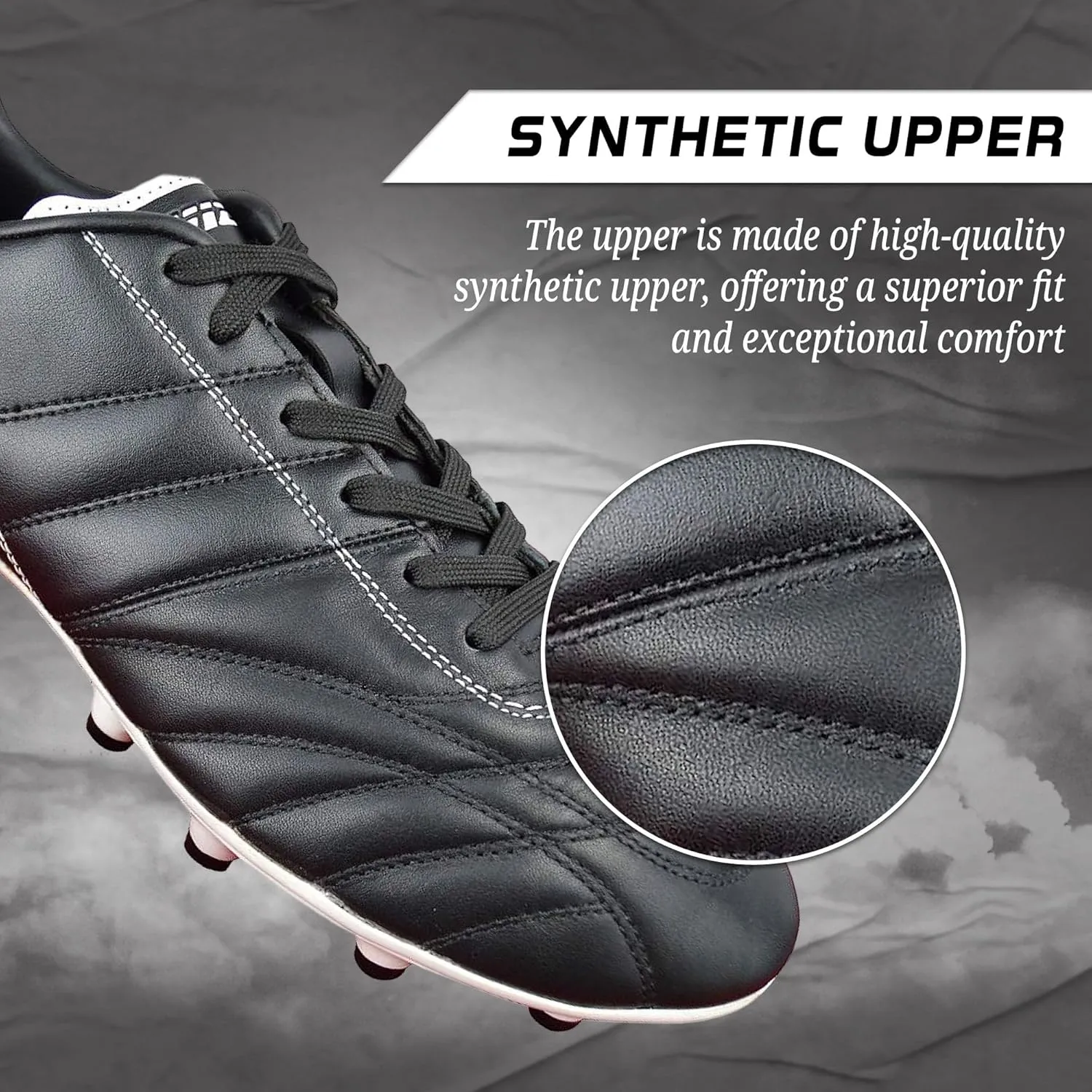 Vizari Classico FG Soccer Cleats for Boys & Girls ?C Youth Leather Firm Ground Athletic Shoes | Superior Traction & Lightweight Support