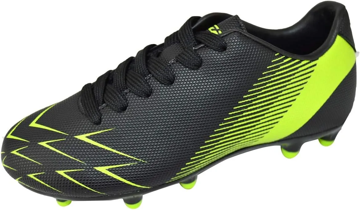 Vizari Ranger Youth Firm Ground Soccer Cleats ?C FG Outdoor Football Shoes | Ideal for Toddlers & Little/Big Kids | Snug Fit with Long-Lasting Comfort