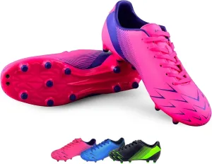 Vizari Ranger Youth Firm Ground Soccer Cleats ?C FG Outdoor Football Shoes | Ideal for Toddlers & Little/Big Kids | Snug Fit with Long-Lasting Comfort