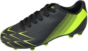 Vizari Ranger Youth Firm Ground Soccer Cleats  FG Outdoor Football Shoes | Ideal for Toddlers & Little/Big Kids | Snug Fit with Long-Lasting Comfort