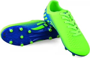 Vizari Santos Firm Ground Soccer Cleats - Durable, Lightweight & Water-Resistant - Adult Soccer Cleats with Adjustable Straps - Womens & Mens Soccer Cleats with Round Studs for Maximum Traction Green
