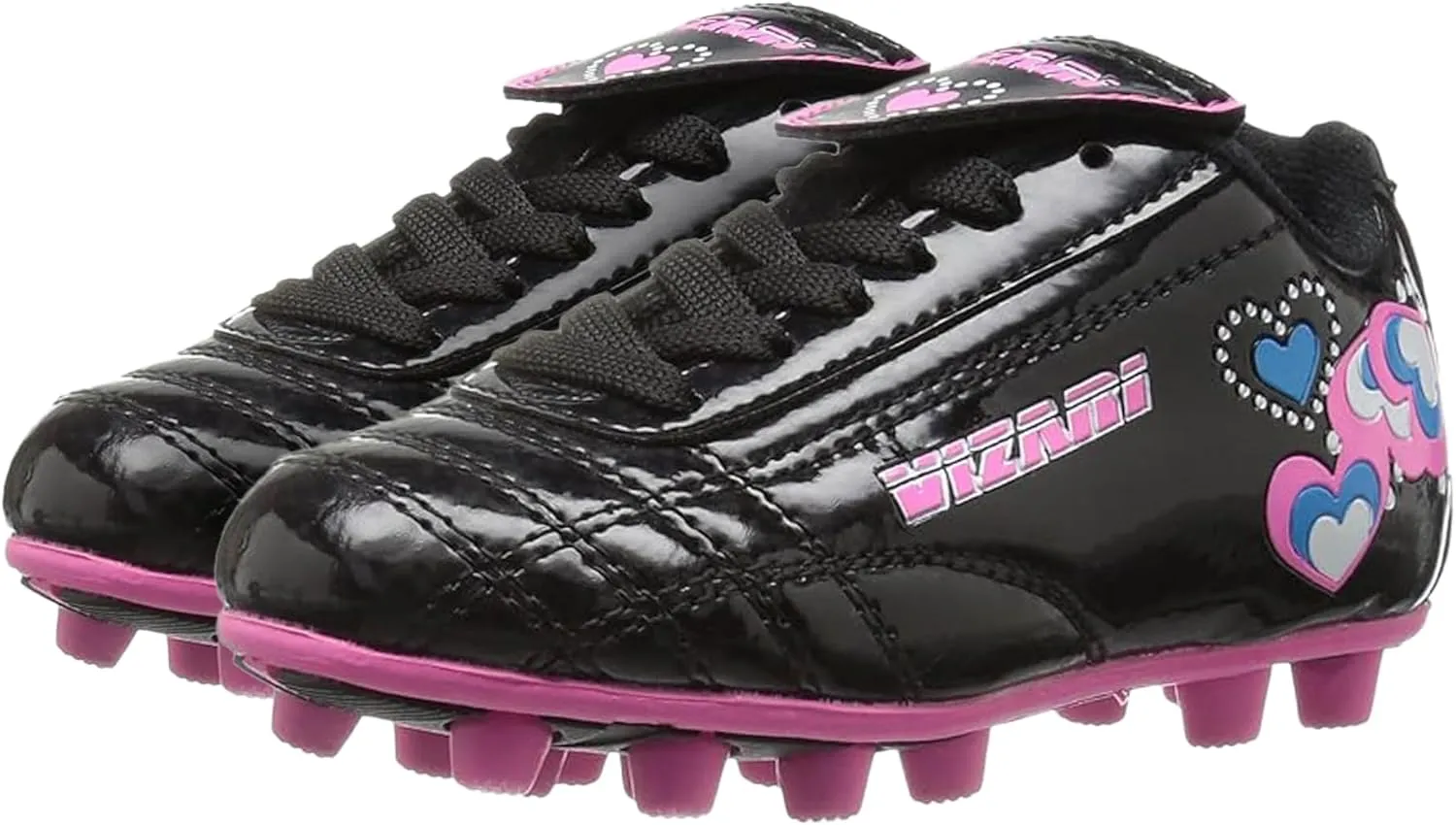 Vizari USA Boys Girls Soccer Cleats | Youth Firm Ground Athletic Outdoor Football Shoes for Toddler, Little Kid, Big Kid | Lightweight & Durable