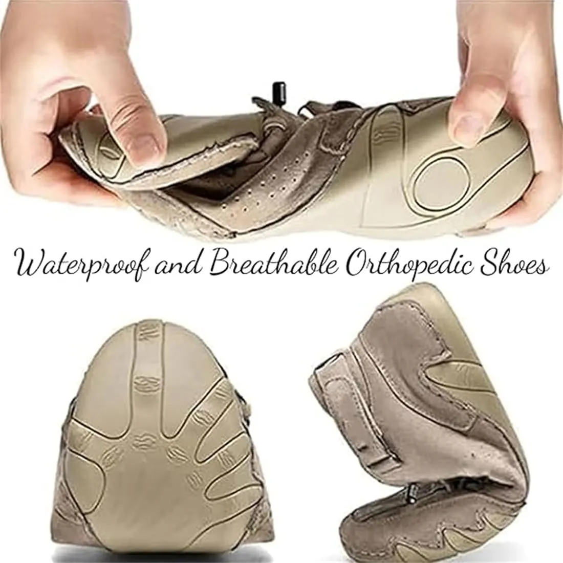 Vogany Shoes Women, Vogldeck - Waterproof and Breathable Orthopedic Shoes Outdoor Comfortable Flat Waterproof and Breathable Orthopedic Shoe