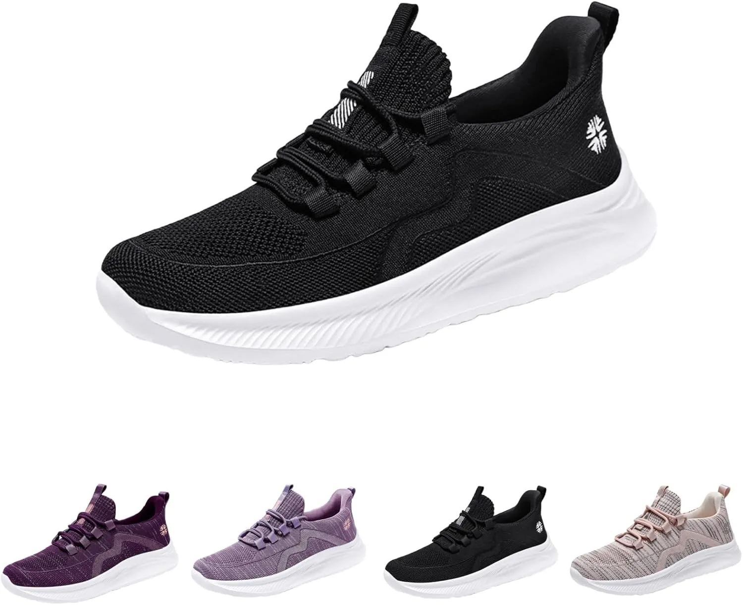 Walking Shoes Women Slip On Soft Bottom Mesh Breathable Sports Shoes Casual Tennis Athletic Casual Comfort Sneakers