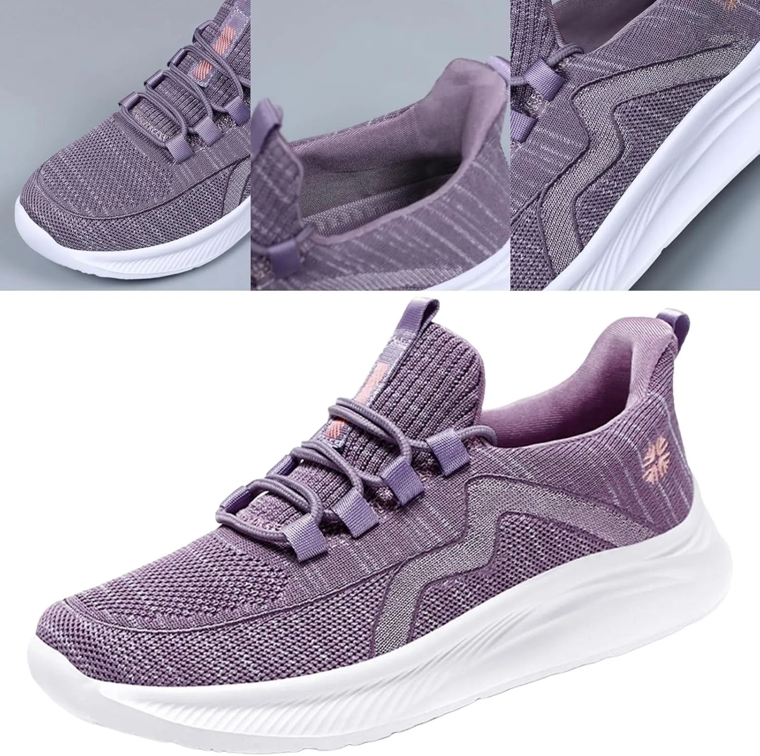 Walking Shoes Women Slip On Soft Bottom Mesh Breathable Sports Shoes Casual Tennis Athletic Casual Comfort Sneakers