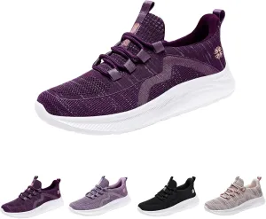 Walking Shoes Women Slip On Soft Bottom Mesh Breathable Sports Shoes Casual Tennis Athletic Casual Comfort Sneakers