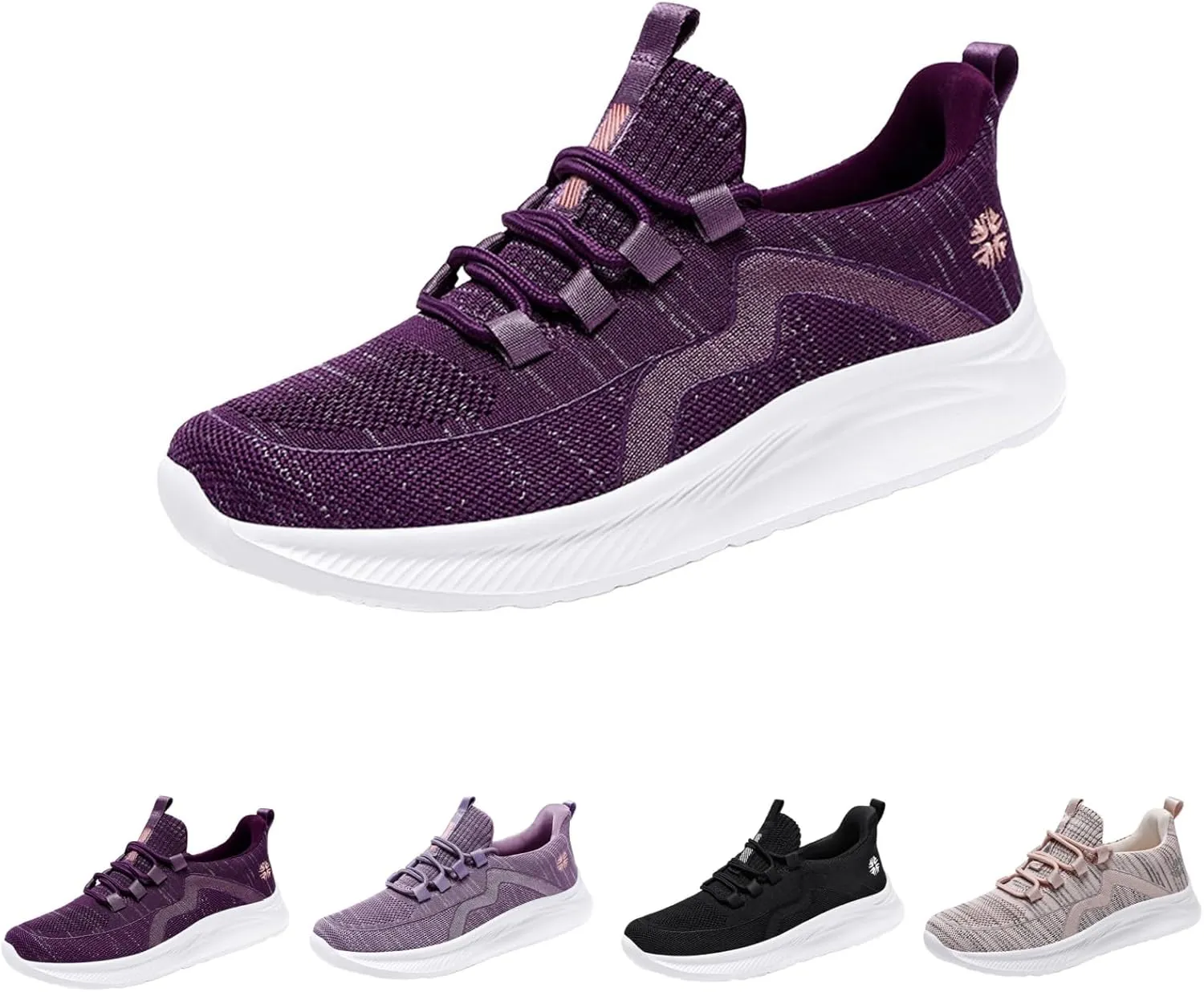 Walking Shoes Women Slip On Soft Bottom Mesh Breathable Sports Shoes Casual Tennis Athletic Casual Comfort Sneakers