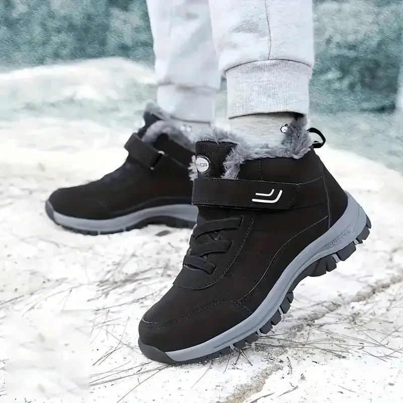 Warm - Thermische slijtvastheid dikke zool anti-slip tactische wandelschoenen