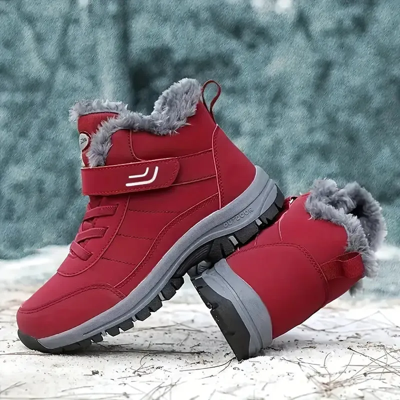 Warm - Thermische slijtvastheid dikke zool anti-slip tactische wandelschoenen