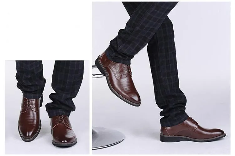 West Louis Carved Italian Formal Oxford