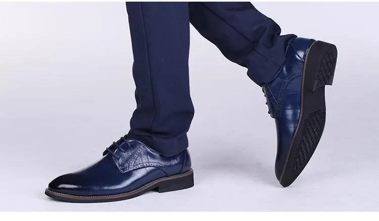 West Louis Carved Italian Formal Oxford