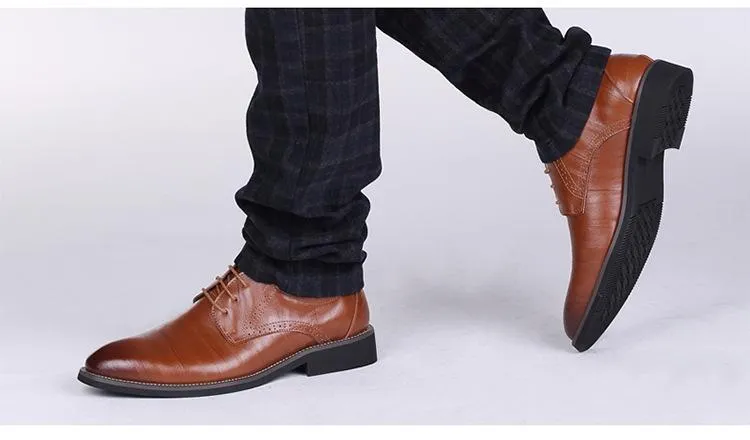 West Louis Carved Italian Formal Oxford