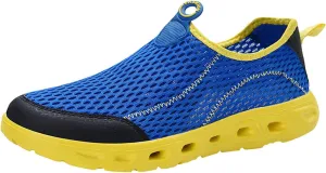 Wide Walking Shoes for Men Casual Sneaker Mesh Breathable Walking Shoe Comfortable & Light-Weight Stretch Shoes