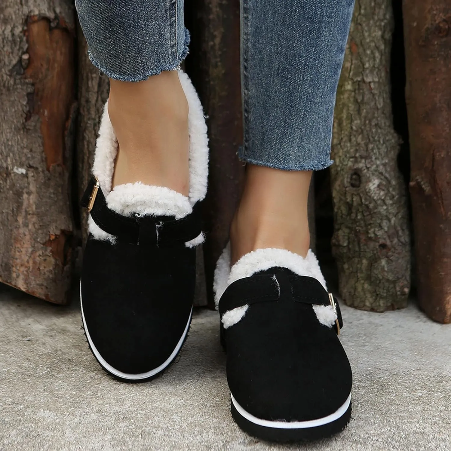 Winter Boots for Women Non Slip Waterproof Botas De Mujer Para El Frio Fur Lined Boots Waterproof Snow Boots for Women Winter Boots for Women 8.5 Waterproof