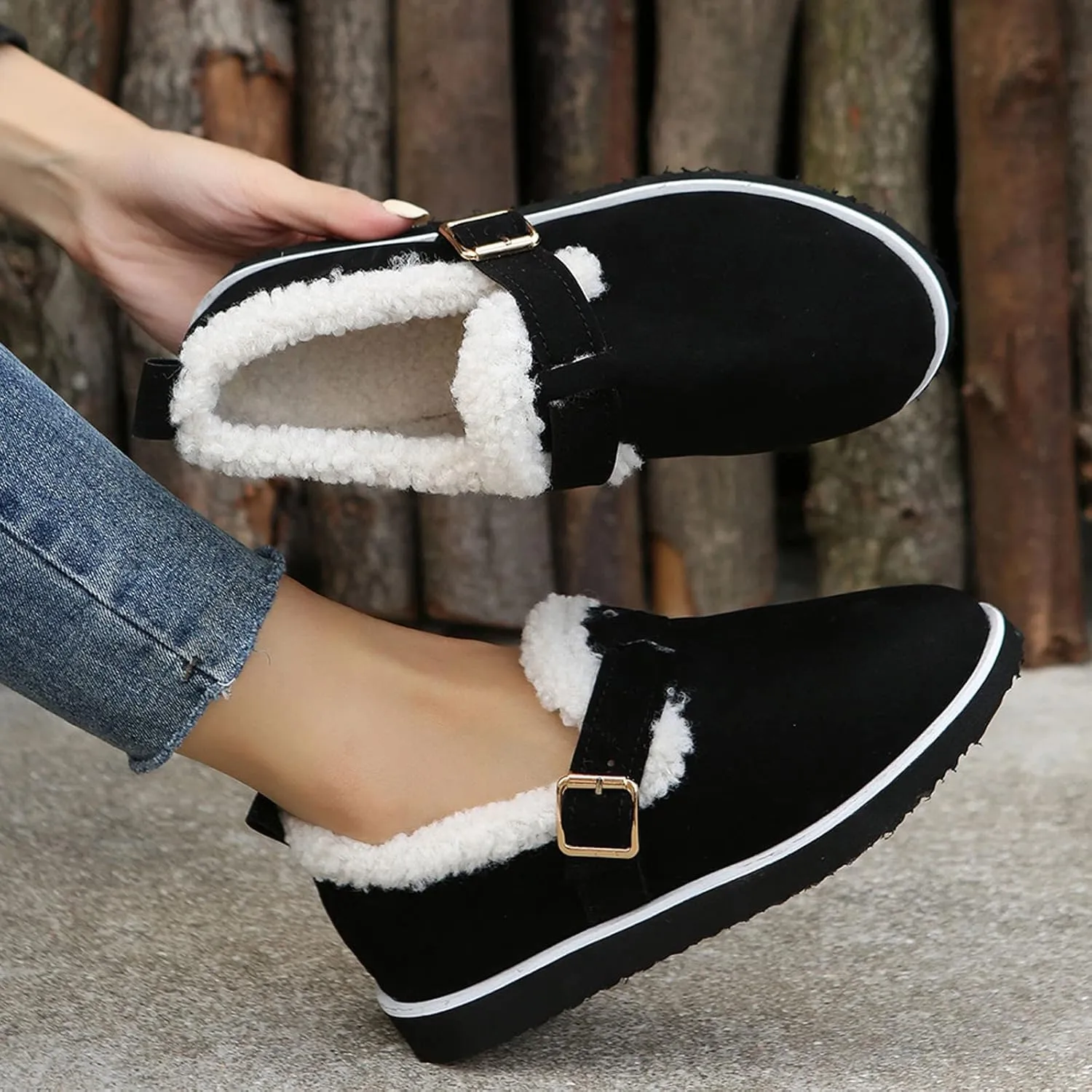 Winter Boots for Women Non Slip Waterproof Botas De Mujer Para El Frio Fur Lined Boots Waterproof Snow Boots for Women Winter Boots for Women 8.5 Waterproof
