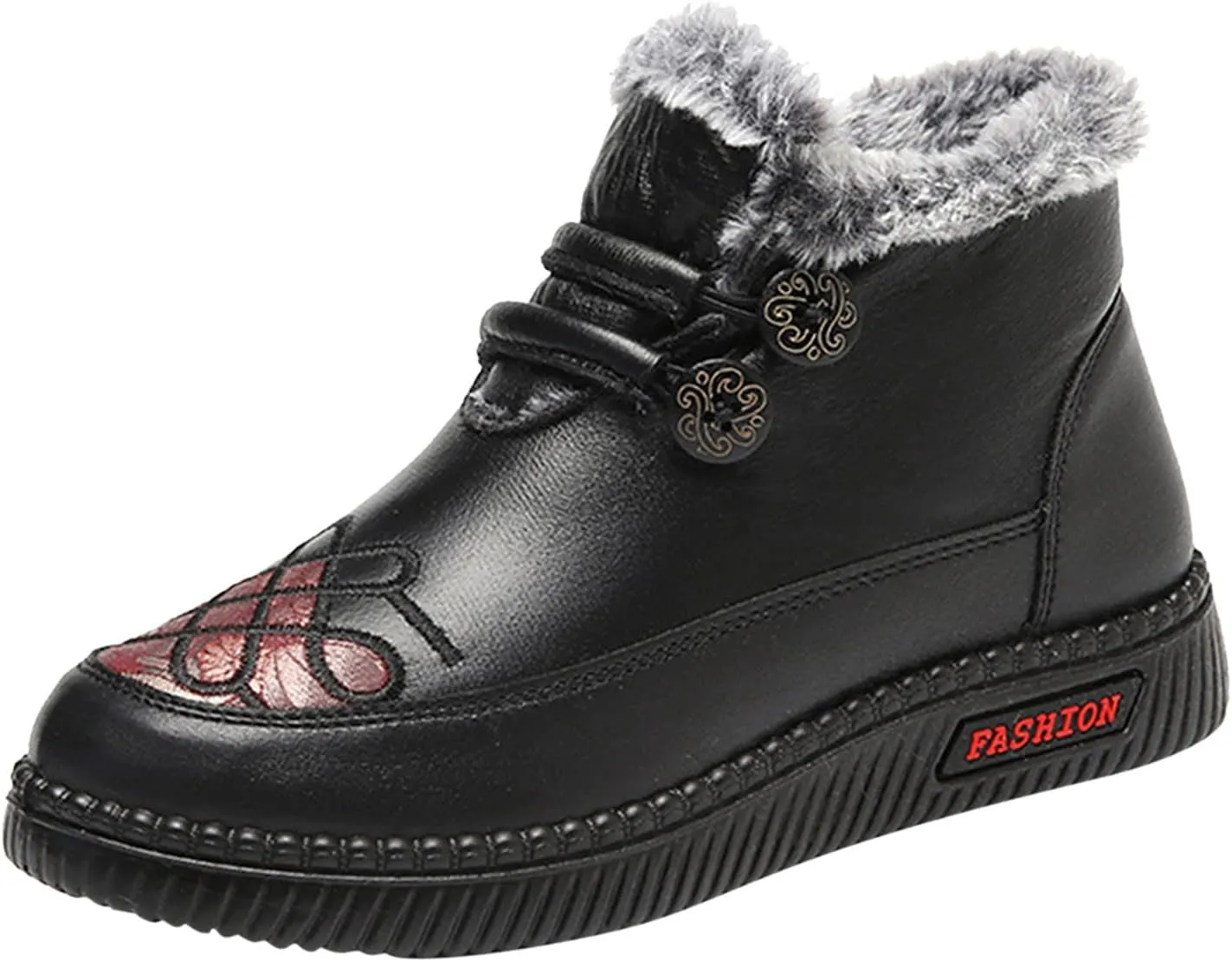 Winter Boots for Women Waterproof Snow 11 Wide Women's Waterproof Boots Wide Width Ankle Women Snow Boots 7 Wide Snow Boots Waterproof for Women Botas De Frio