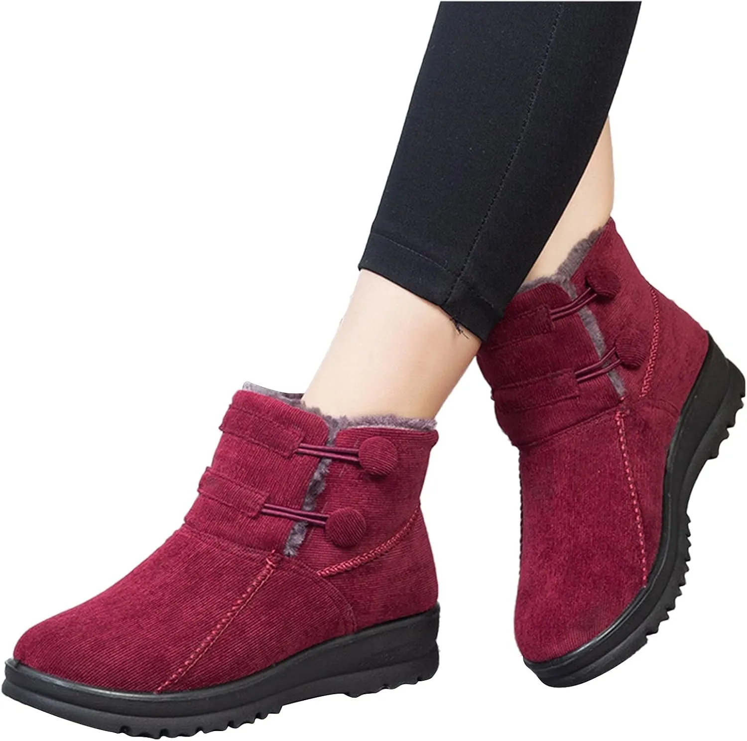Winter Boots for Women Waterproof Snow Size 11 Winter Long Boots for Women Waterproof Snow Womens Zippered Waterproof Winter Boots Outdoor Boots Women Snow Shoes for Women Slip on