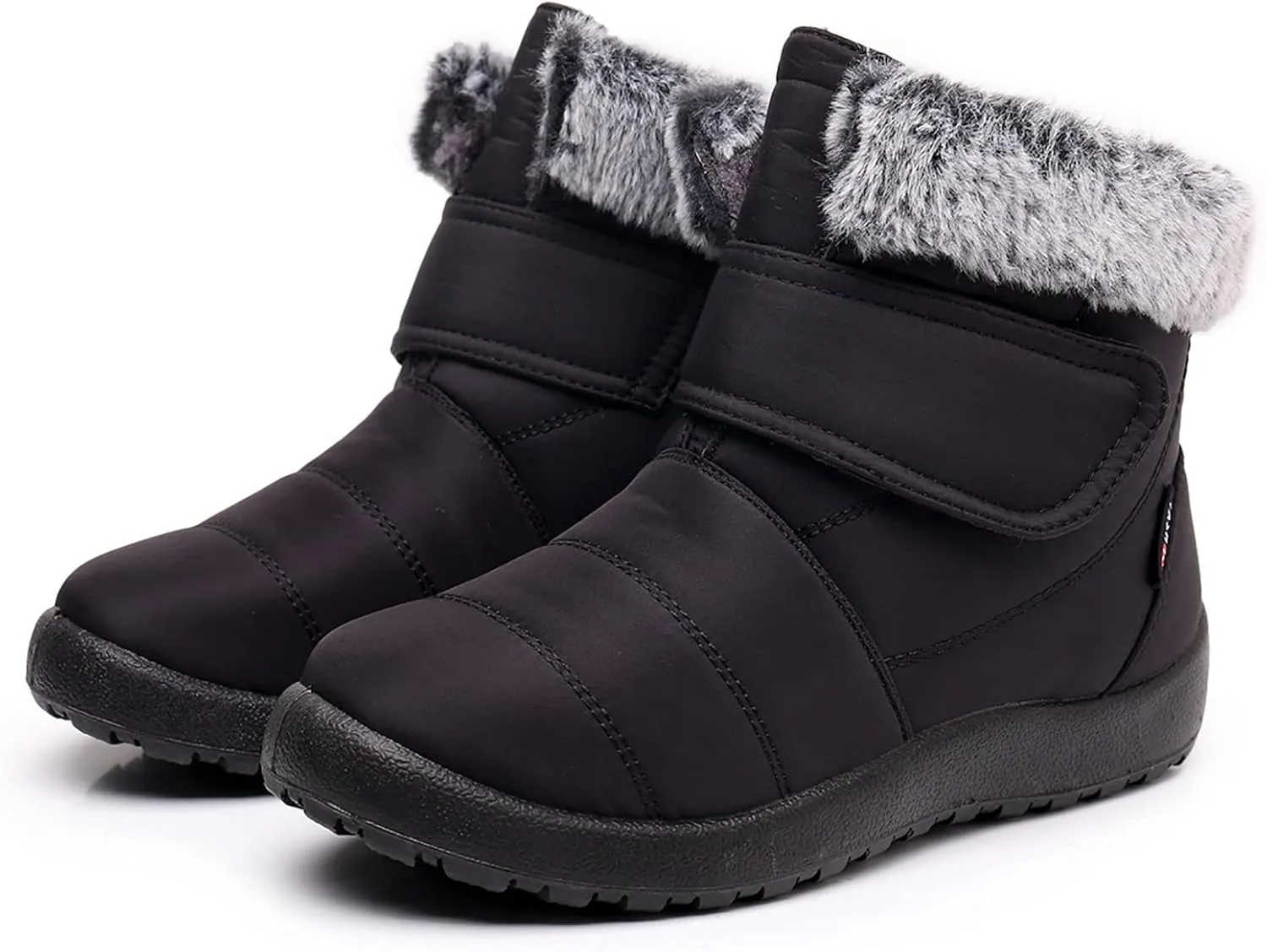 Winter Boots for Women Wide Width Womens Tall Winter Boots Waterproof Fur Lined Mid Calf Winter Boots Women Tall Snow Boots Waterproof Insulated Boots for Women Winter Waterproof
