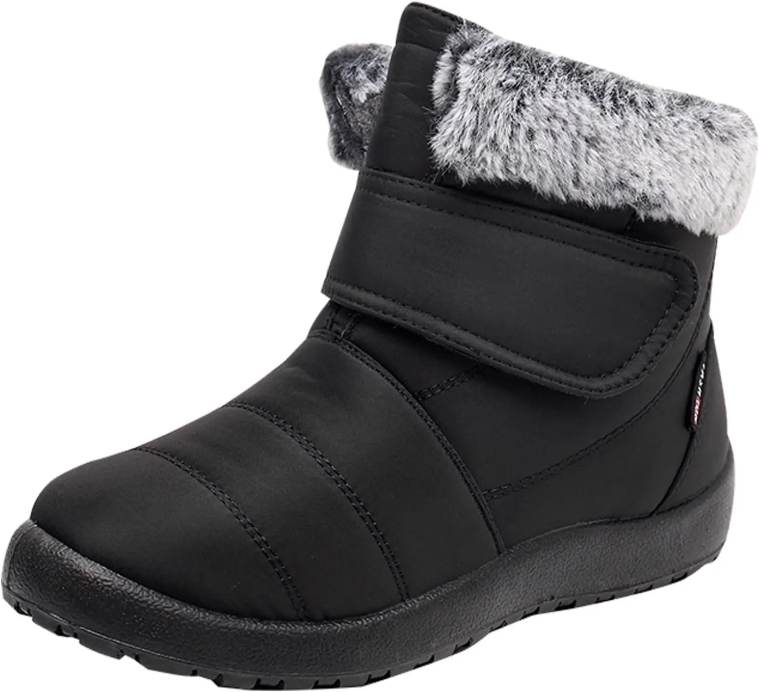 Winter Boots for Women Wide Width Womens Tall Winter Boots Waterproof Fur Lined Mid Calf Winter Boots Women Tall Snow Boots Waterproof Insulated Boots for Women Winter Waterproof