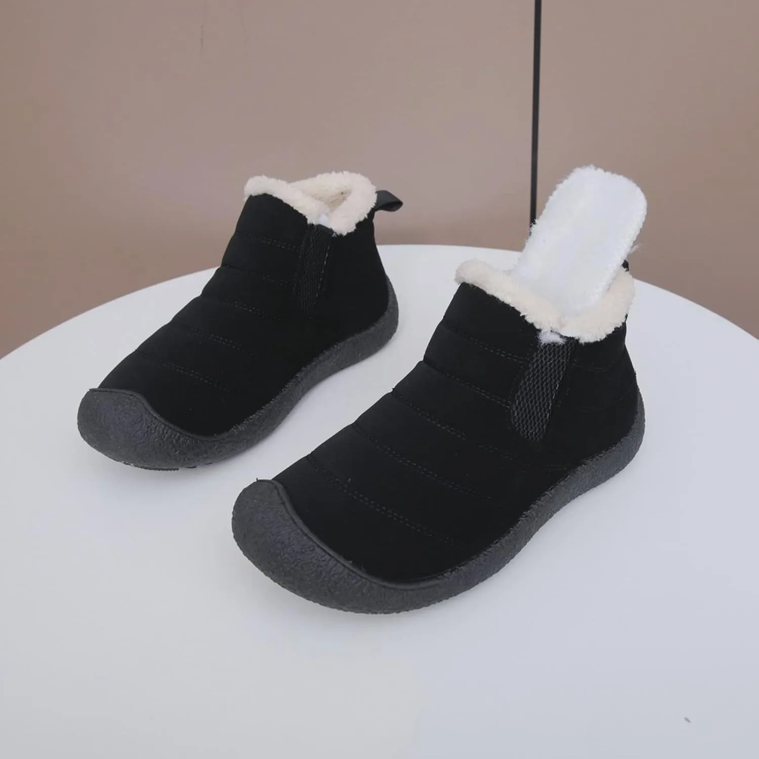 Winter Snow Boots for Women Waterproof Womens Winter Boots Wide Width Waterproof Fuzzy Winter Boots for Women Waterproof Womens Snow Boots Waterproof Insulated Short Botas Nieve Mujer